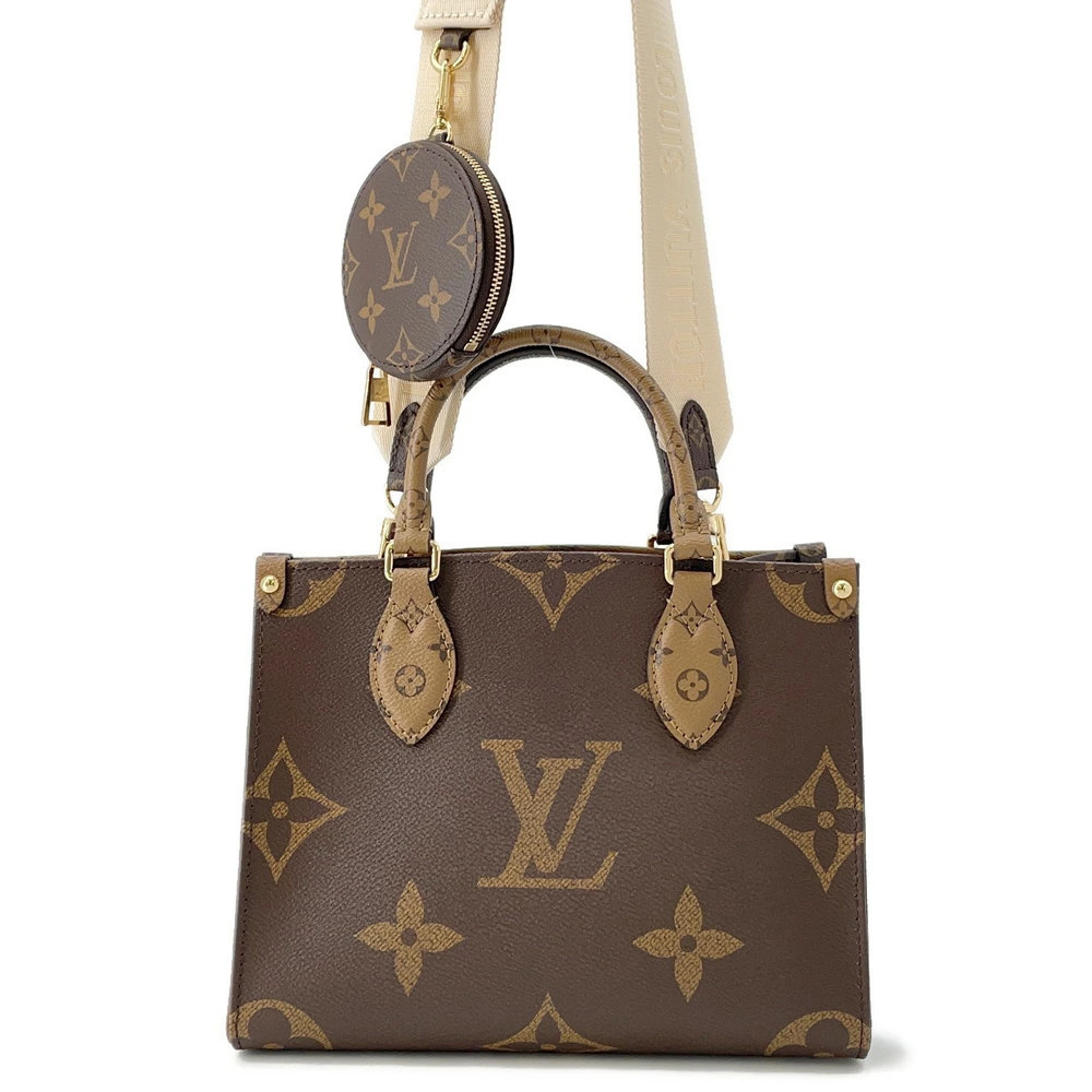 Louis Vuitton Monogram Reverse Giant On The Go Handbag